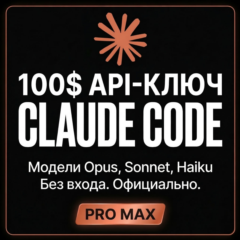 Купить CLAUDE CODE | ANTROPIC API | Клод | MAX PRO | Быстрая доставка