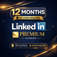LinkedIn Premium Career – 12 Months | No Login Required | Activation via Link