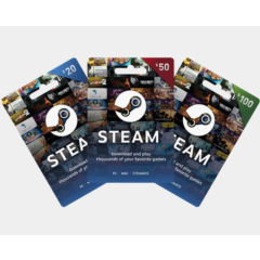 Карты Steam 5-10-20-50-100$ Турция/Аргентина/США USD