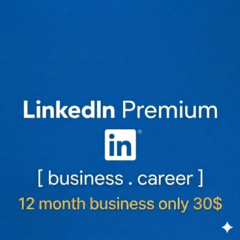 LinkedIn Premium 12 месяцев — активация бизнес-аккаунта и аккаунта для карьерного рос