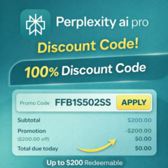 Промокод Perplexity AI Pro (номинал $200) | Официально и моментальная доставка
