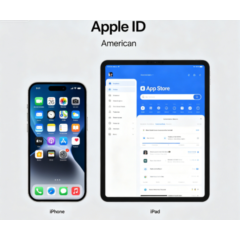 Apple ID Американский iPhone iOS iPad Appstore +