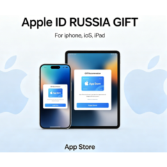 Apple ID РОССИЯ iPhone ios iPad App store ПОДАРОК