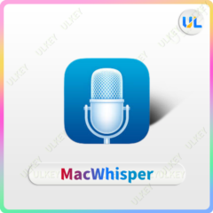 MacWhisper ключ активации | инструмент для транскрибации на Mac | 1 устройство / 3 у