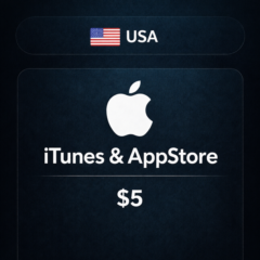 🍎 Подарочная карта Apple iTunes (USA) 5$