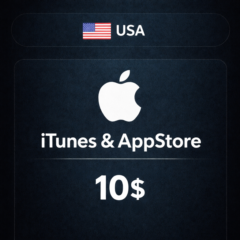 🍎 Подарочная карта Apple iTunes (USA) 10$