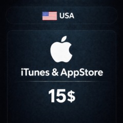 🍎 Подарочная карта Apple iTunes (USA) 15$
