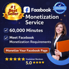 Услуга монетизации Facebook 60K минут | Гарантия 30 дней | В течение 72 часов