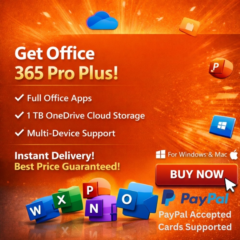 Microsoft Office 365 Pro Plus – Полный доступ – Мгновенная доставка