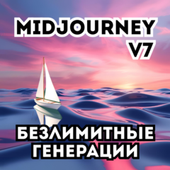 MIDJOURNEY V7 ПОДПИСКА БЕЗЛИМИТ НА ВАШ АККАУНТ DISCORD