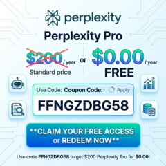 Промокод Perplexity AI Pro ($200) | Улучшение аккаунта | Моментальная доставка