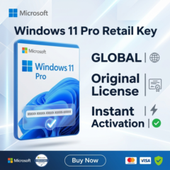 Windows 11 Pro Retail ключ GLOBAL | Оригинальная лицензия | Мгновенная активация |