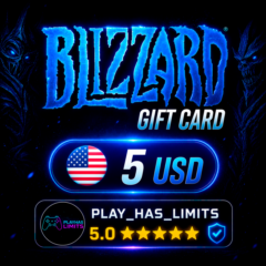 💳BLIZZARD GIFT CARD 5 USD | США