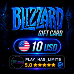 💳BLIZZARD GIFT CARD 10 USD | США