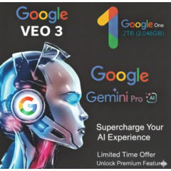 МГНОВЕННО => Gemini PRO + ANTIGRAVITY + Google ONE 5TB => На ваш аккаунт или готовый