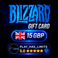 💳BLIZZARD GIFT CARD 15 GBP | Великобритания