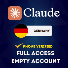 🇩🇪 ГЕРМАНИЯ CLAUDE.COM АККАУНТ | ПОДТВЕРЖДЁН ПО ТЕЛЕФОНУ | ПОЛНЫЙ ДОСТУП