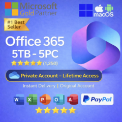 Office 365 Pro Plus 5TB | 5ПК Навсегда | Личный аккаунт Быстрая доставка