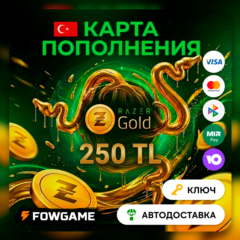 ✅ Razer GOLD карта пополнения 🟢 250 TRY