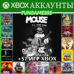 MOUSE: P.I. For Hire + 57 ИГР❤️‍🔥Xbox Аккаунт