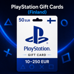 PlayStation Gift Cards Финляндия (FI) 10–250 EUR | Коды пополнения PSN