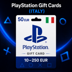 PlayStation Gift Cards Италия (IT) 10–250 EUR | Коды пополнения PSN
