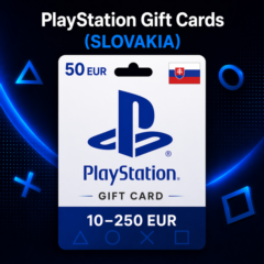 PlayStation Gift Cards Словакия (SK) 10–250 EUR | Коды пополнения PSN