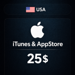 🍎 Подарочная карта Apple iTunes (USA) 25$
