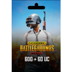 PUBG 660 UC — мгновенная доставка (глобальный код)