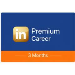 LinkedIn Premium Career (3 месяца, без регистрации)
