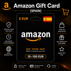 Amazon Gift Card (Испания) 10–100 EUR | Код пополнения Amazon