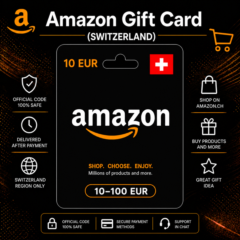 Amazon Gift Card (Швейцария) 10–100 EUR | Код пополнения Amazon