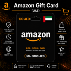 Amazon Gift Card (ОАЭ) 50–3000 AED | Код пополнения Amazon