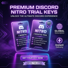 Discord Nitro 01 / 03 месяца | Trial Key | GLOBAL подписка | Мгновенная доста