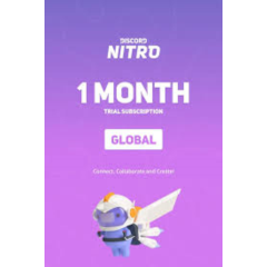 DISCORD NITRO 1 MONTH TRIAL – INSTANT DELIVERY