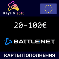 🔵 Blizzard🔥Gift Card € 20-100 Евро (EU)