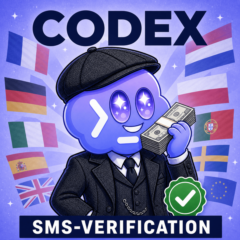 CODEX | СМС-ВЕРИФИКАЦИЯ АККАУНТА БЕЗ ВХОДА | CHATGPT (OPENAI) | ГАРАНТИЯ