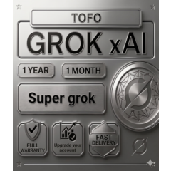 Grok AI SuperGrok | Личный + Апгрейд | 1 Месяц или 1 Год | xAI