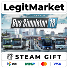 Bus Simulator 18 / Steam АВТО / РУ + МИР