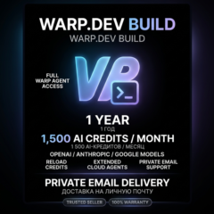 Warp.dev Build 1 Year | Личная доставка на email | Agentic AI Terminal