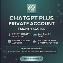 ChatGPT Plus | PRO X20 | 1 месяц | Полный доступ | Личный аккаунт | ПОДПИСКА