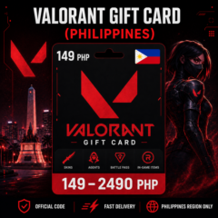 Valorant Gift Card (Филиппины) 149–2490 PHP | Код пополнения