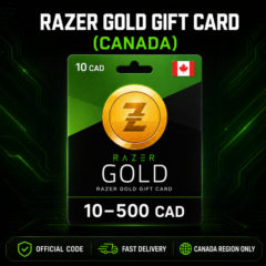 Razer Gold Gift Card (Канада) 10–500 CAD | Код пополнения