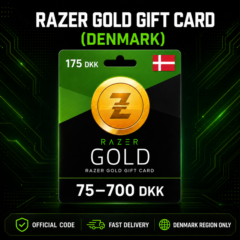 Razer Gold Gift Card (Дания) 75–700 DKK | Код пополнения