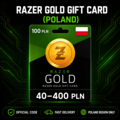 Razer Gold Gift Card (Польша) 40–400 PLN | Код пополнения