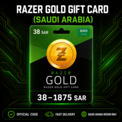 Razer Gold Gift Card (Саудовская Аравия) 38–1875 SAR | Код пополнения