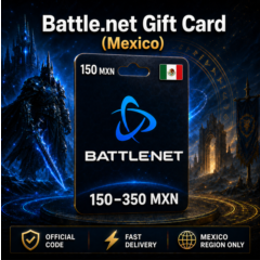 Battle.net Gift Card (Мексика) 150–350 MXN | Код пополнения