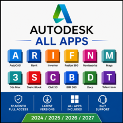 🔥 Autodesk All Apps 2024 / 2025 / 2026 / 2027 | Полная активация на 12 месяцев