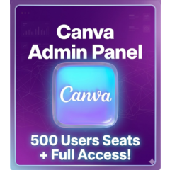 [ Canva ] => ADMIN ::: Panel ::: [500] ::: Места пользователей + Полный доступ!