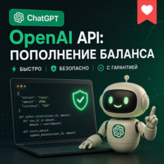 ChatGPT | OpenAI | Пополнение баланса API